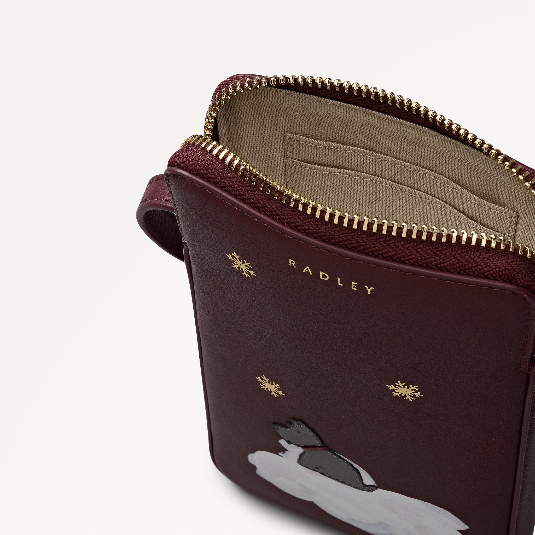 Dark Cherry Medium Phone Cross Body | It's Written In The