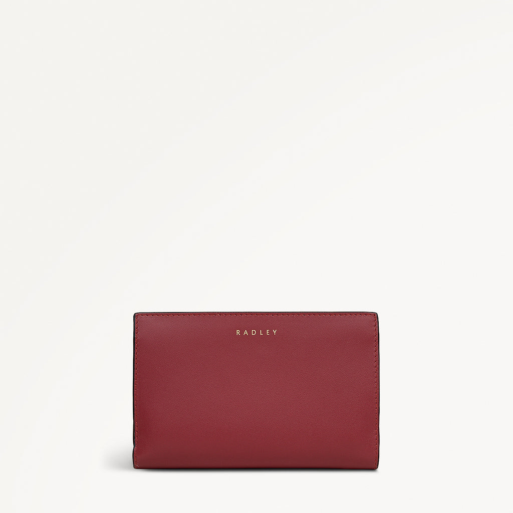 Heritage Radley - Protect Leather Medium Bifold Wallet in Carmine - 112775