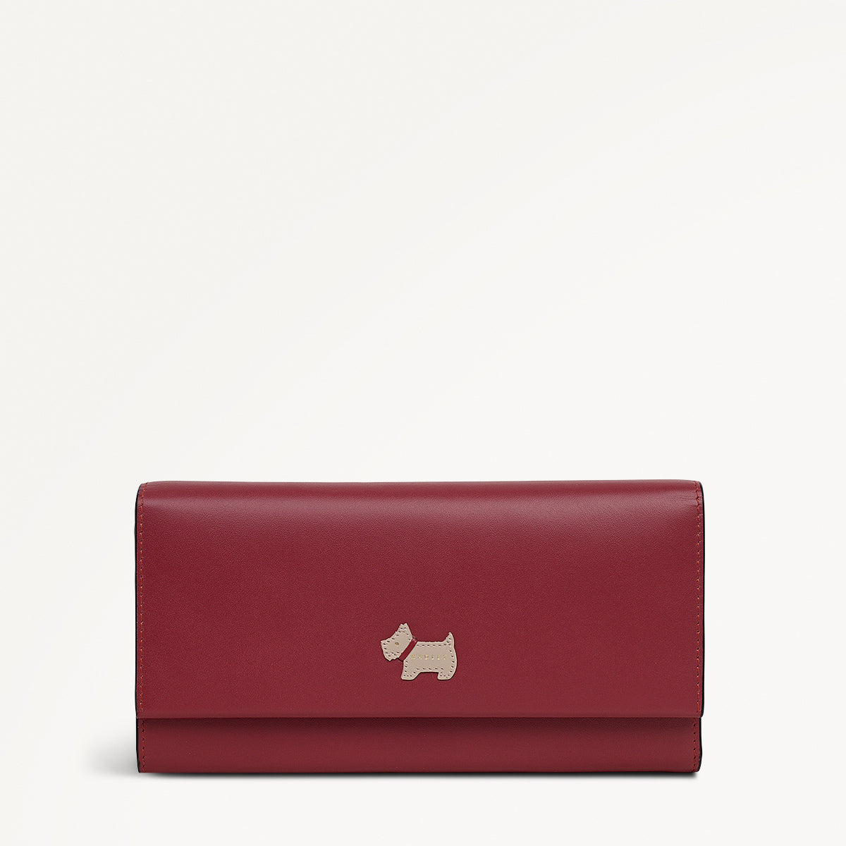 Heritage Radley - Protect Leather Large Flapover Wallet in Carmine - 112777