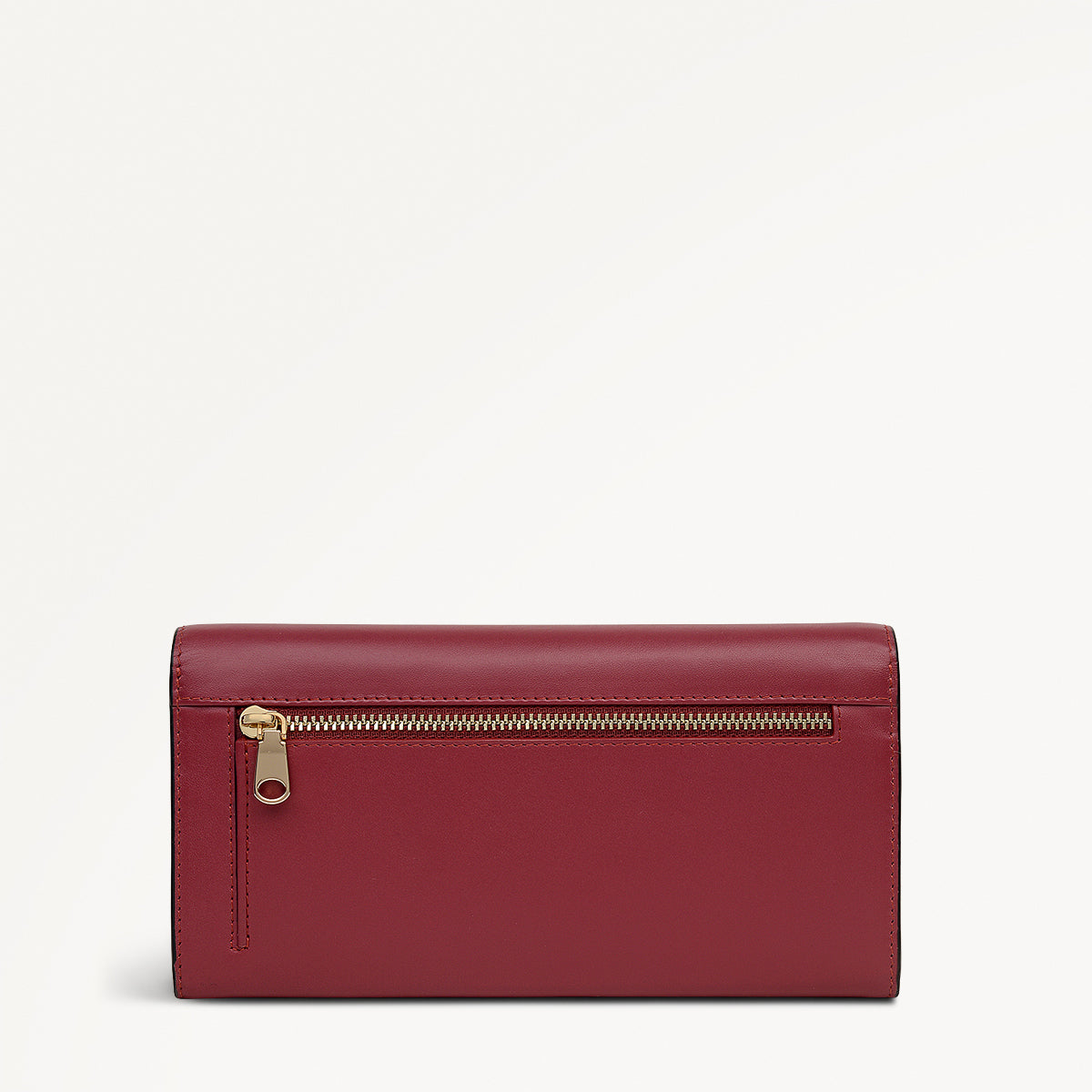 Heritage Radley - Protect Leather Large Flapover Wallet in Carmine - 112777