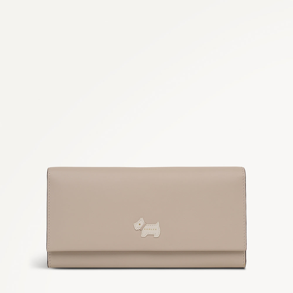 Heritage Radley - Protect Leather Large Flapover Wallet in Porcini - 112778