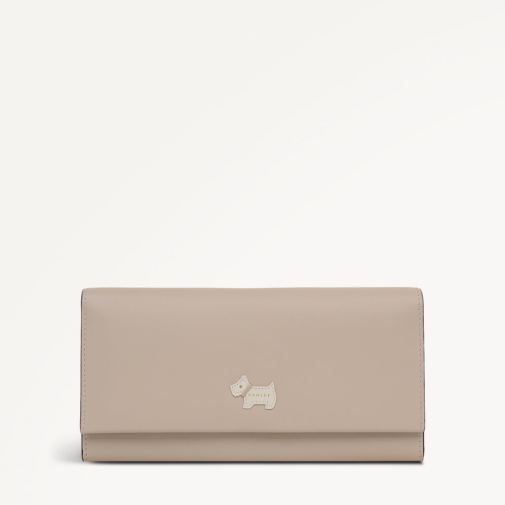 Heritage Radley - Protect Leather Large Flapover Wallet in Porcini - 112778