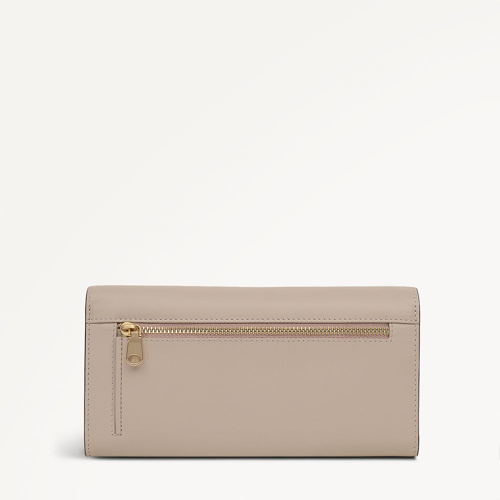 Heritage Radley - Protect Leather Large Flapover Wallet in Porcini - 112778