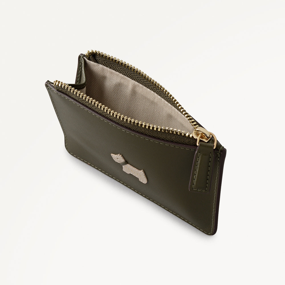 Heritage Radley - Protect Leather Small Ziptop Coin Wallet in Pine Needle - 112780