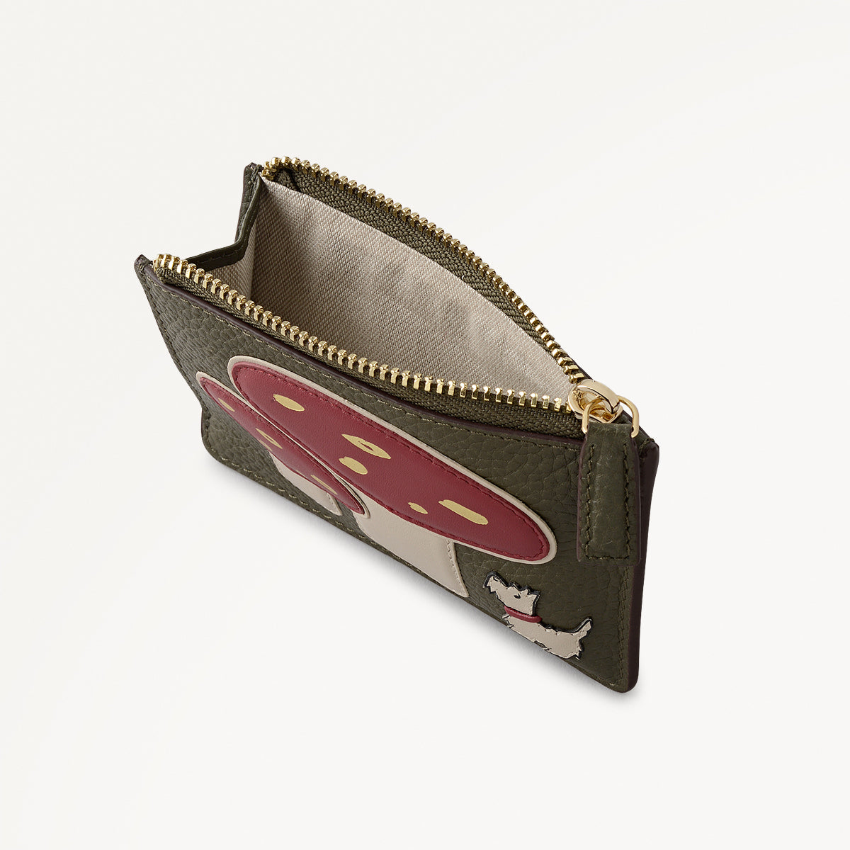 Pine Needle Small Ziptop Coin Purse | Mushroom Mate AW25 | Radley