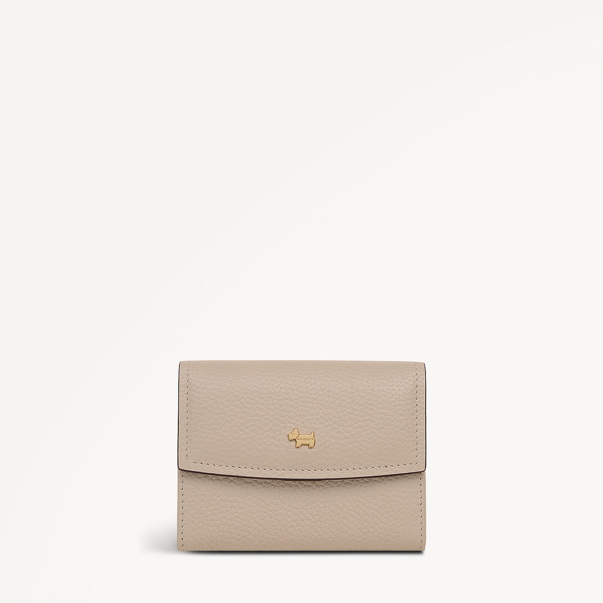 Liverpool Gardens Leather Medium Flapover Wallet in Porcini - 112806