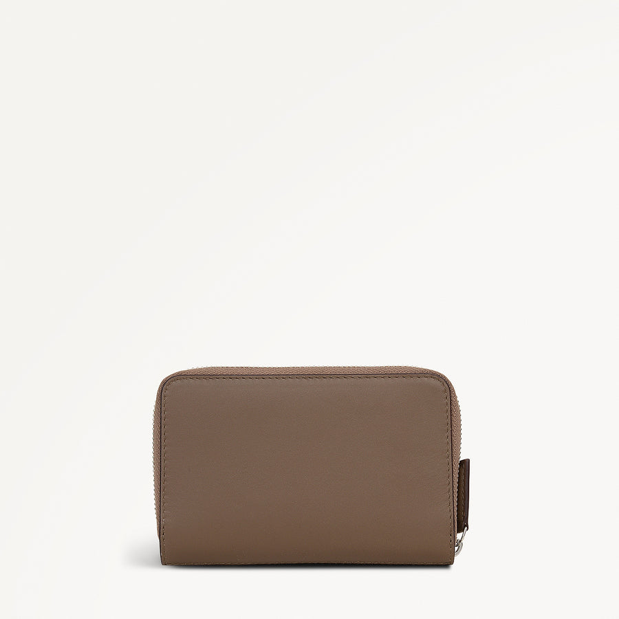 Over The Hills Medium Zip Around Wallet in Coffee - 112815