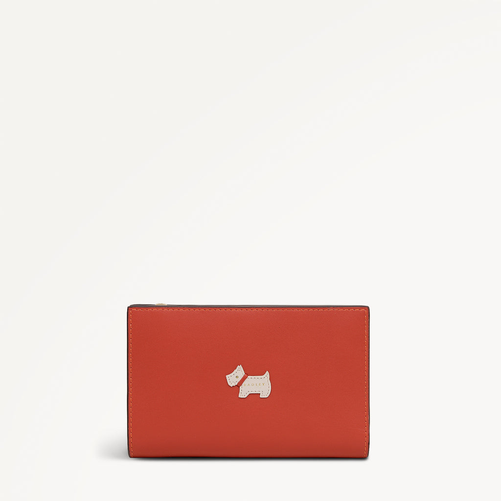 Heritage Radley - Protect Leather Medium Bifold Wallet in Flame - 112818