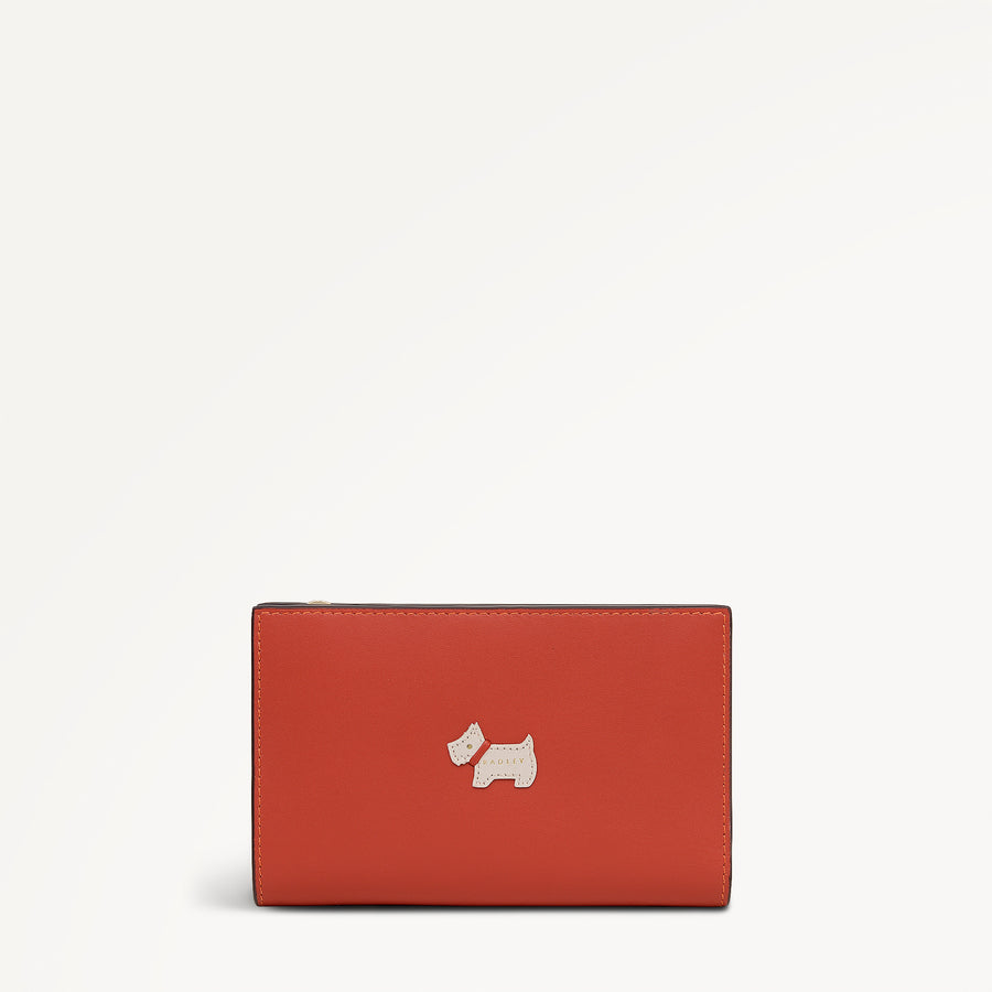 Heritage Radley - Protect Leather Medium Bifold Wallet in Flame - 112818