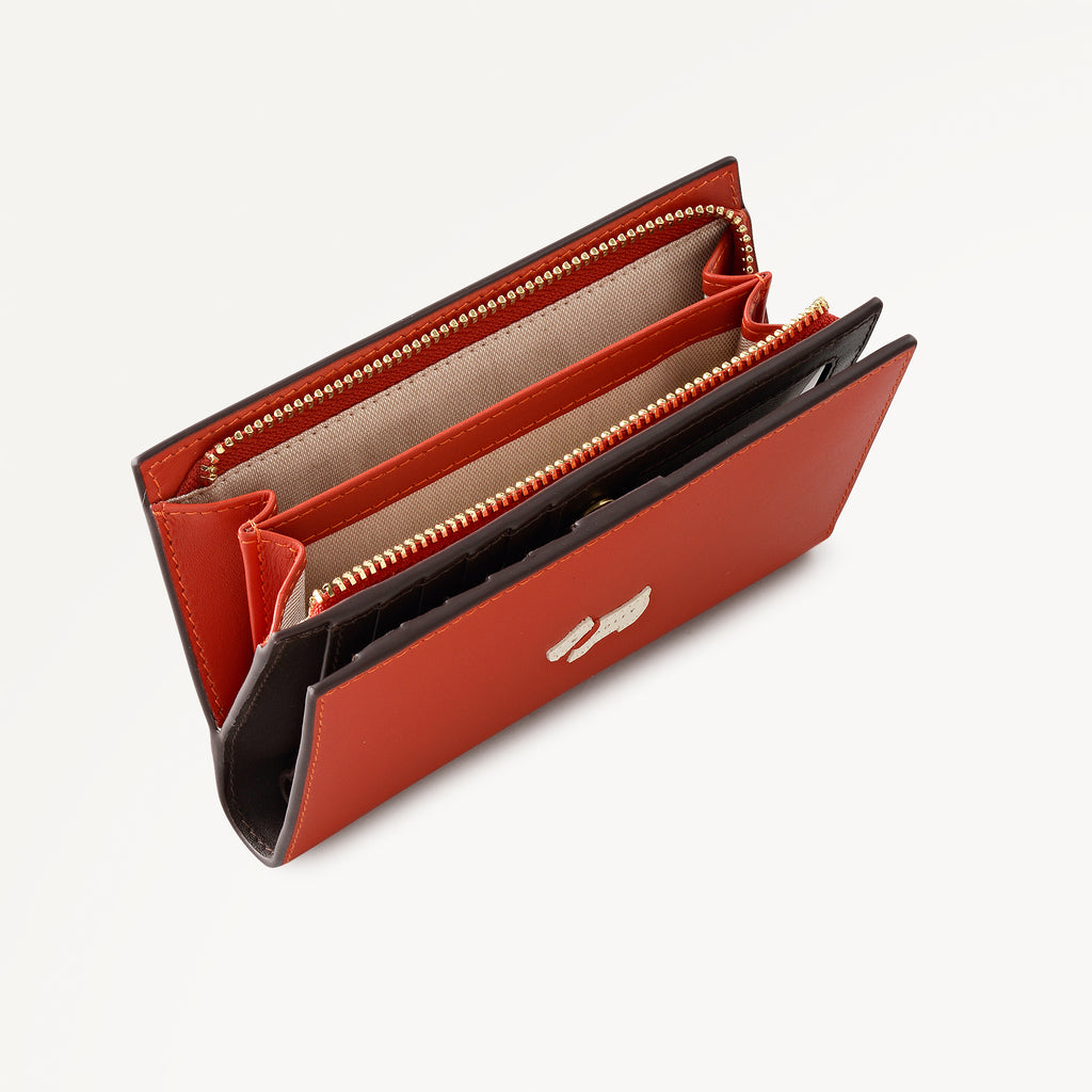 Heritage Radley - Protect Leather Medium Bifold Wallet in Flame - 112818