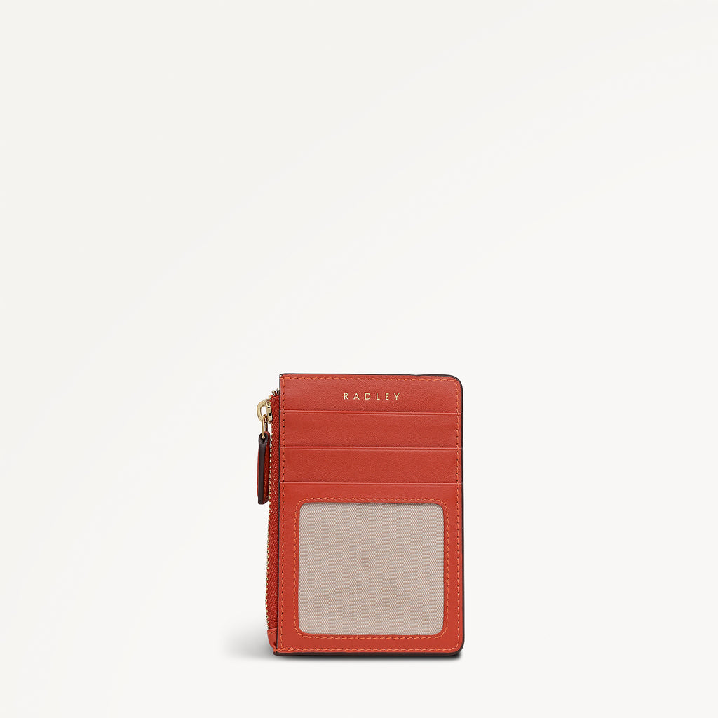 Heritage Radley - Protect Leather Small Ziptop Coin Wallet in Flame - 112820