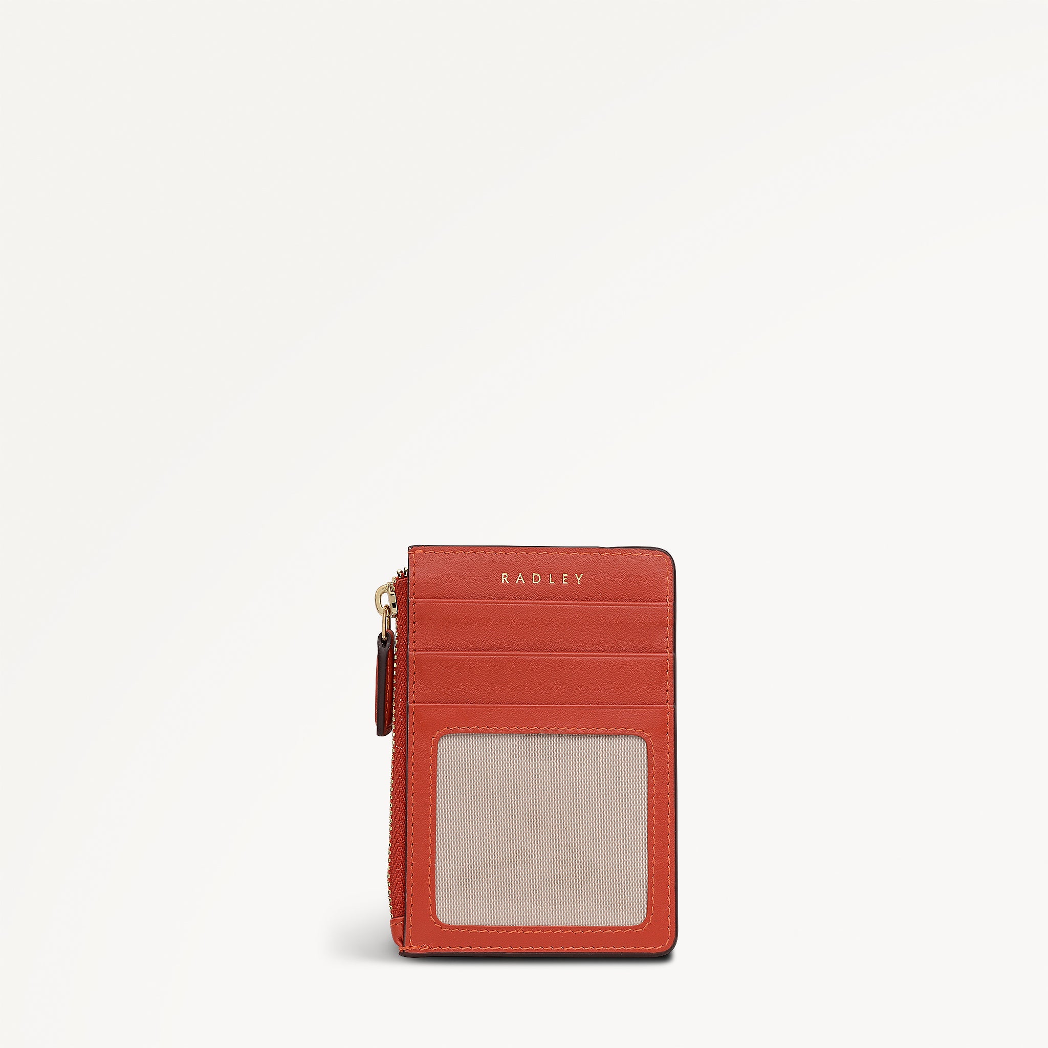 Heritage Radley - Protect Leather Small Ziptop Coin Wallet in Flame - 112820