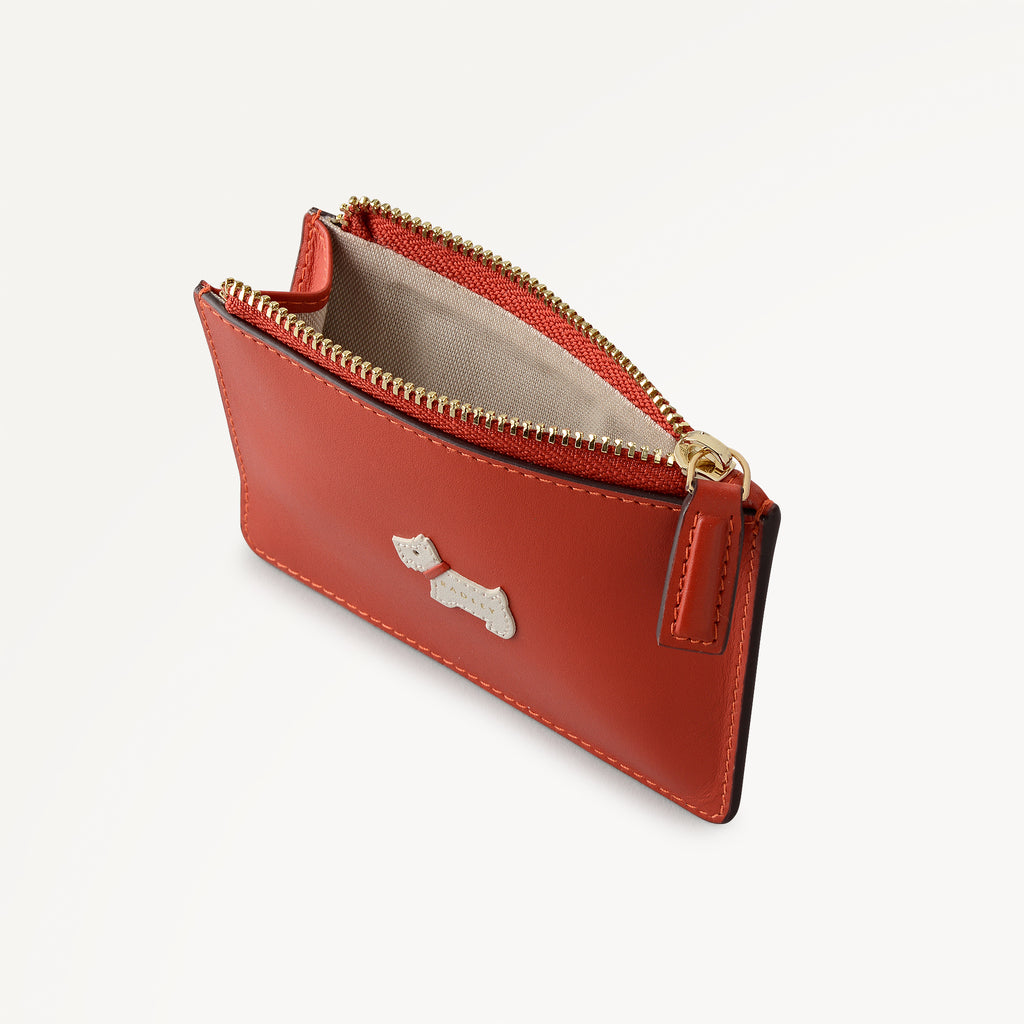 Heritage Radley - Protect Leather Small Ziptop Coin Wallet in Flame - 112820