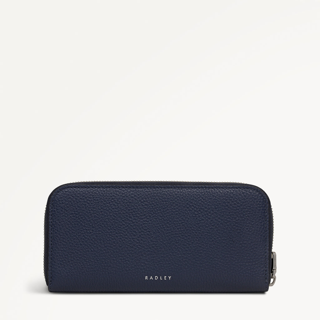 Radley Authentic Leather Large Zip Around Wallet in Ink - 112831