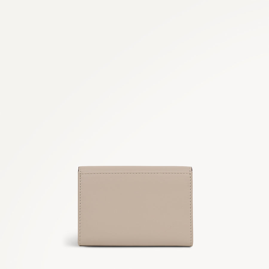 Acorntopia Leather Medium Flapover Wallet in Porcini - 112844