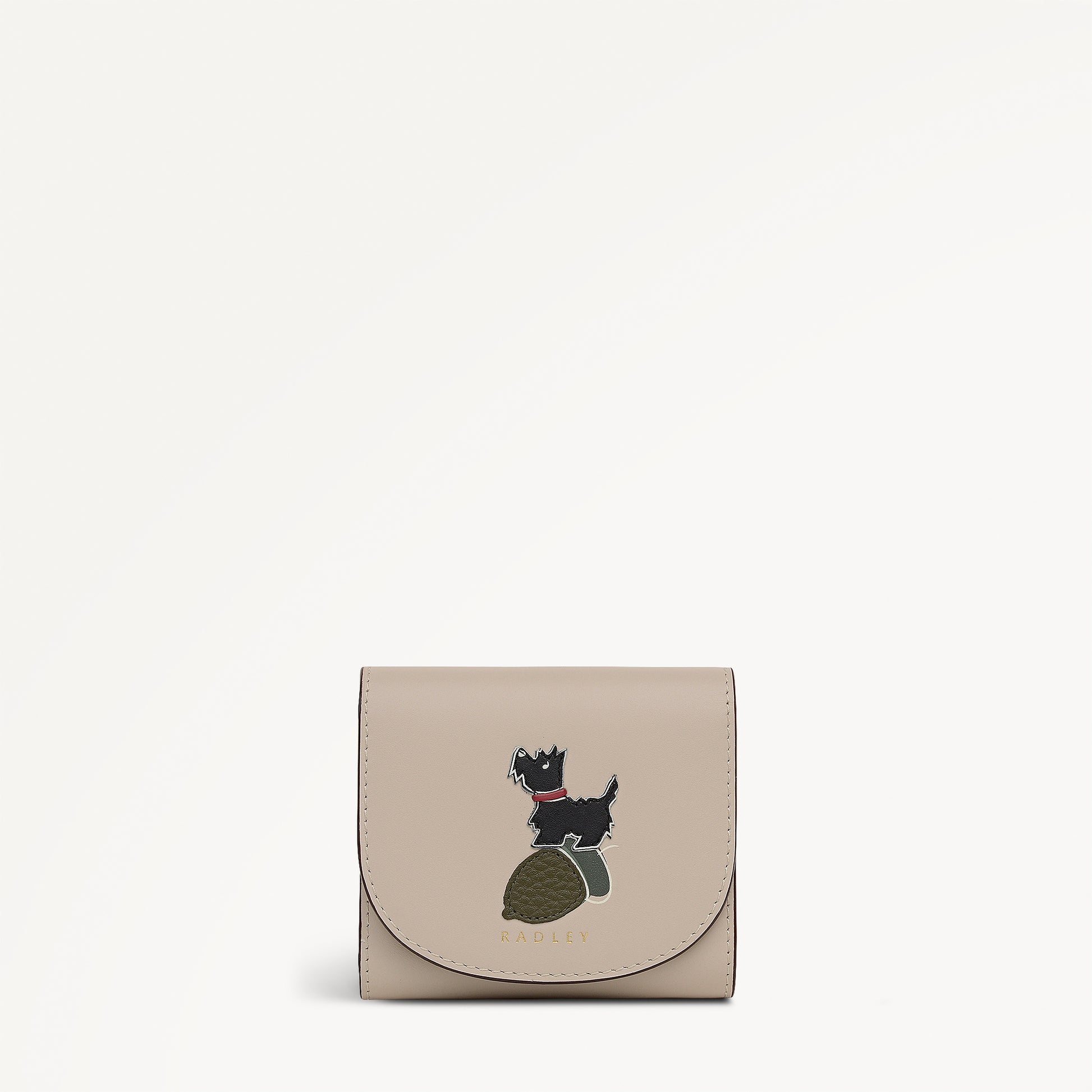 Acorntopia Leather Small Trifold Wallet in Porcini - 112845