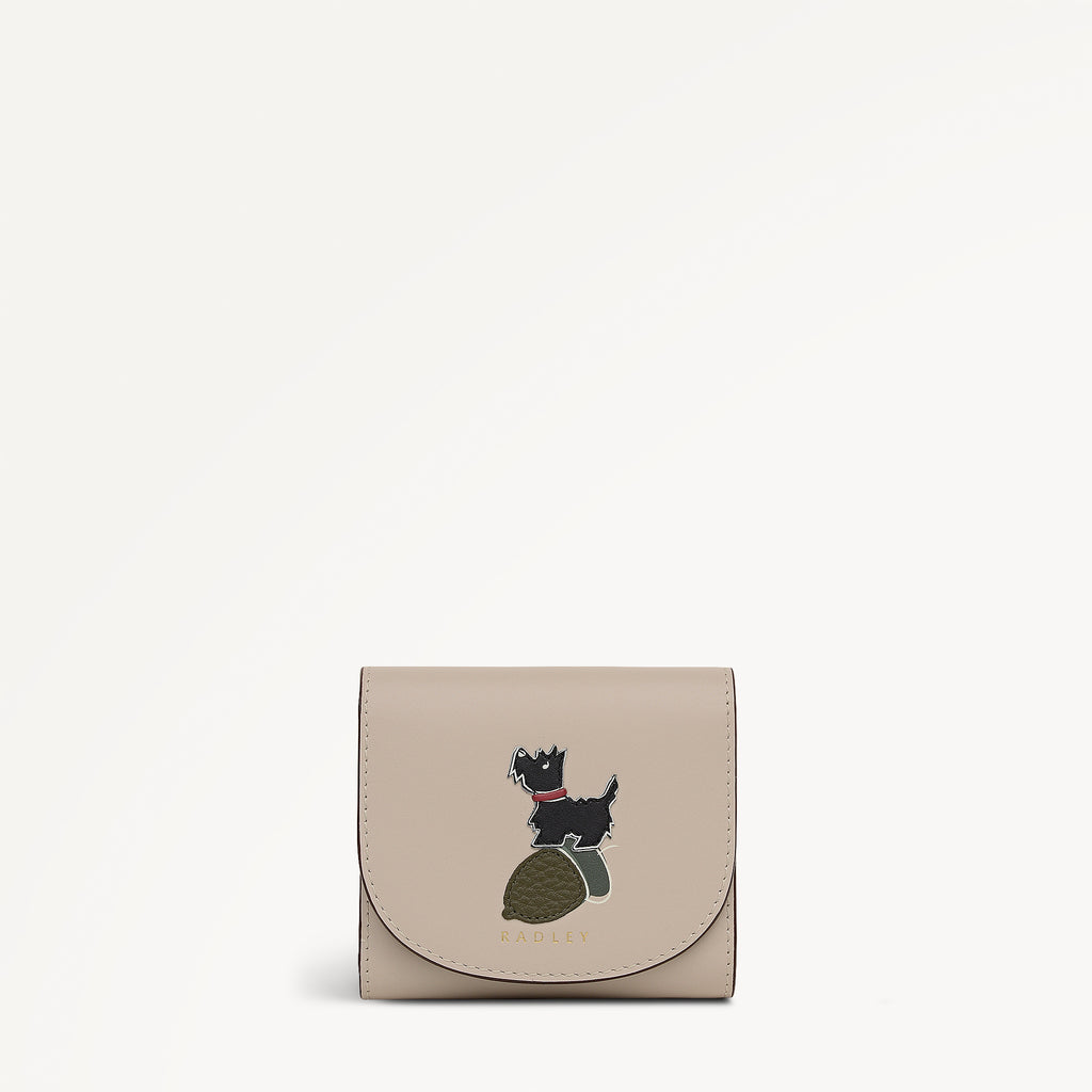 Acorntopia Leather Small Trifold Wallet in Porcini - 112845