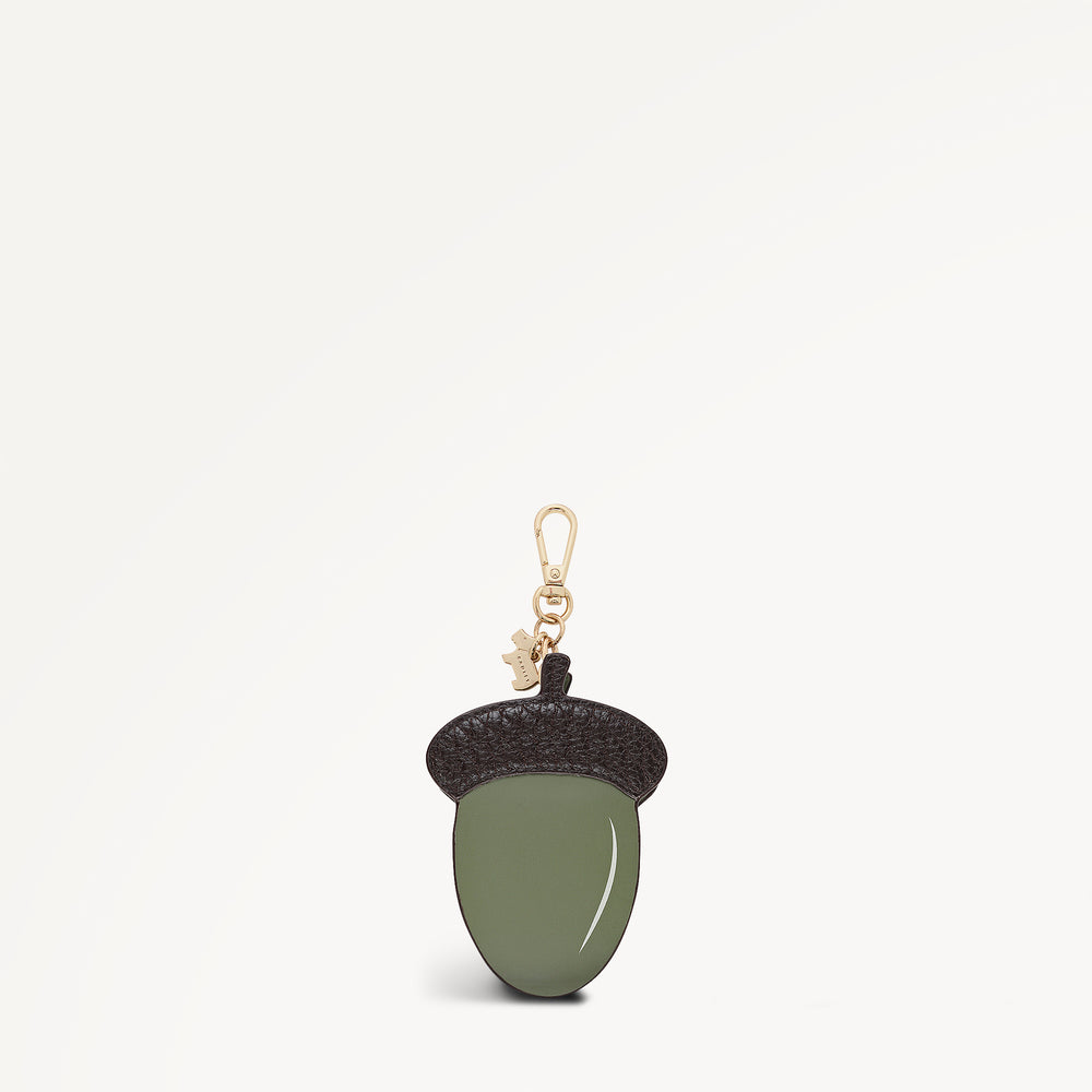 Acorntopia Leather Small Ziptop Coin Wallet in Hunter Green - 112848