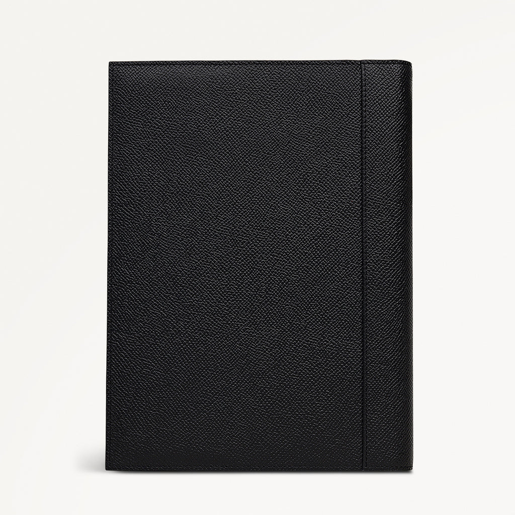 Halcomb Place Leather Notebook Sleeve in Black - 112870