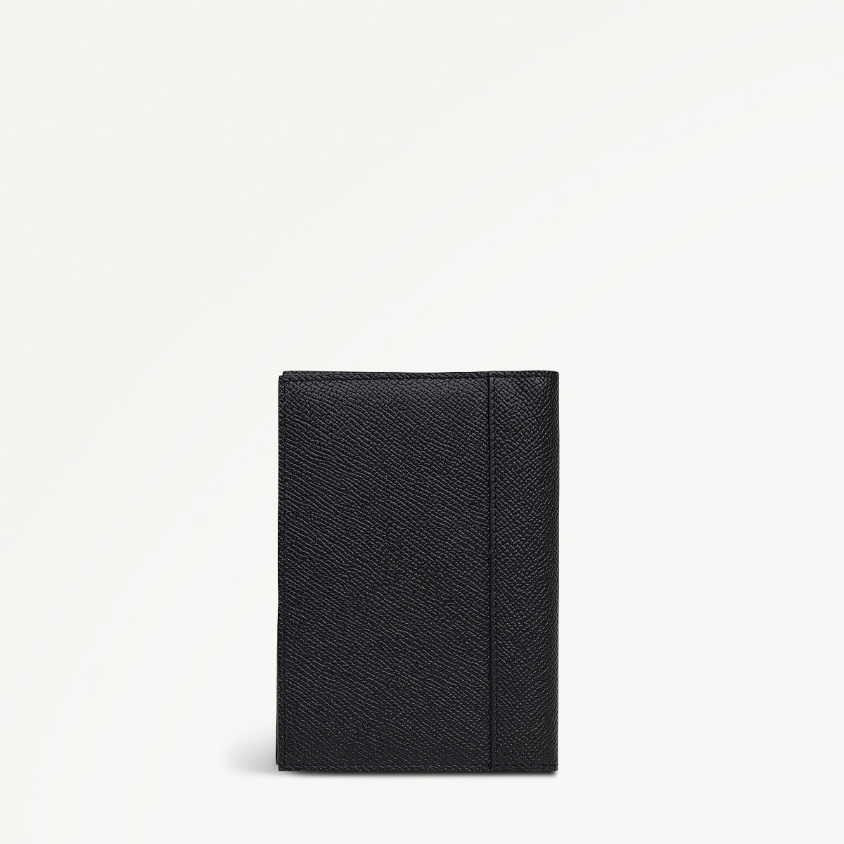 Halcomb Place Leather Passport Cover in Black - 112871