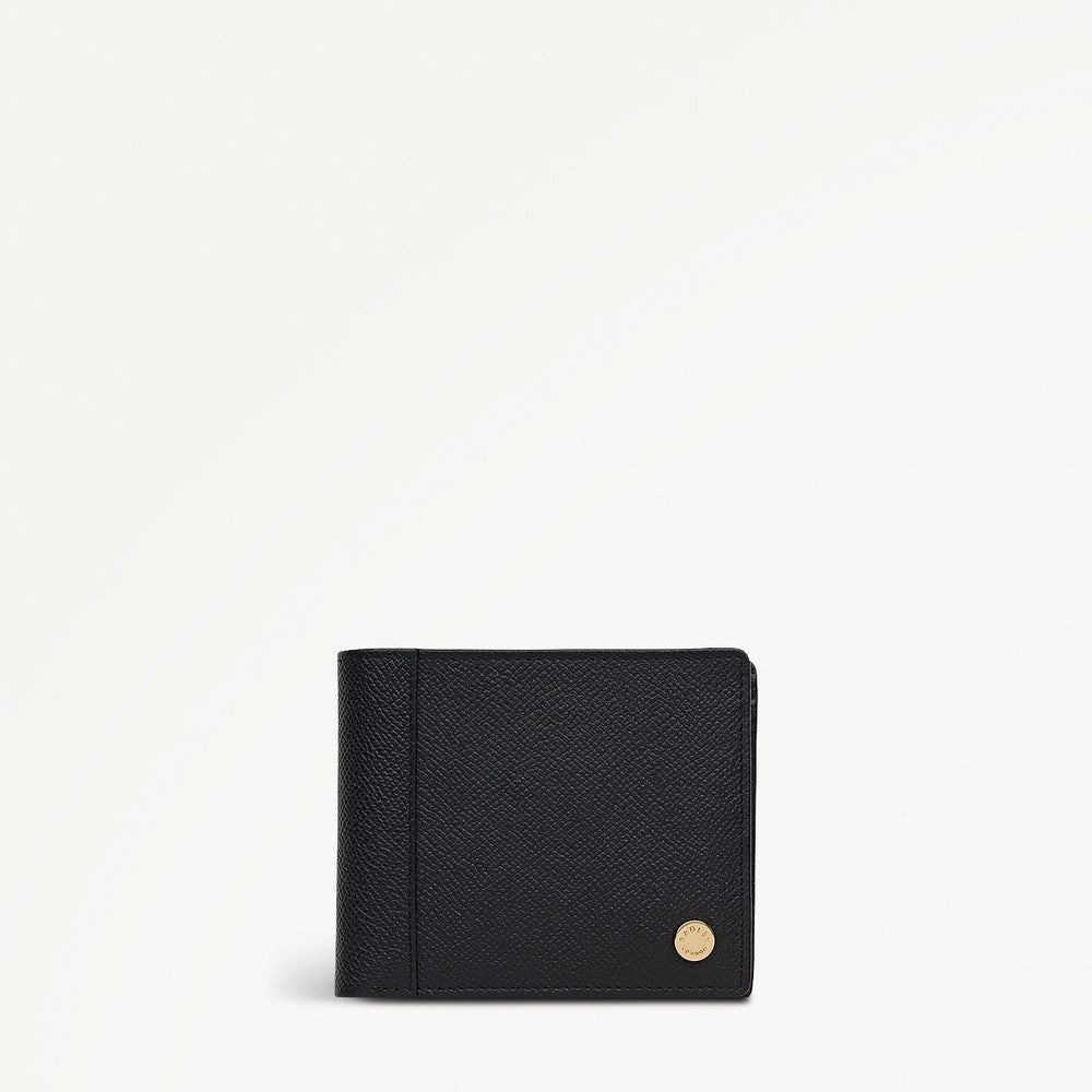 Halcomb Place Leather Medium Boxed Wallet in Black - 112872