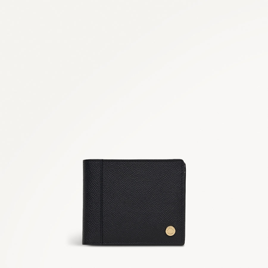 Halcomb Place Leather Medium Boxed Wallet in Black - 112872