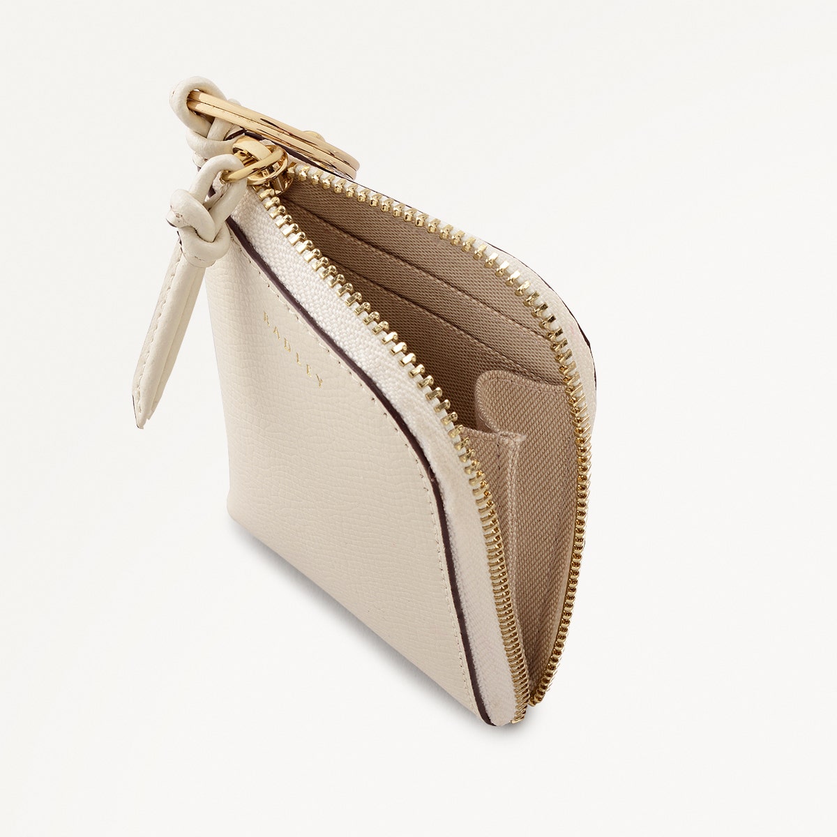 Golden Lane Small Bag Charm in Chalk - 112895