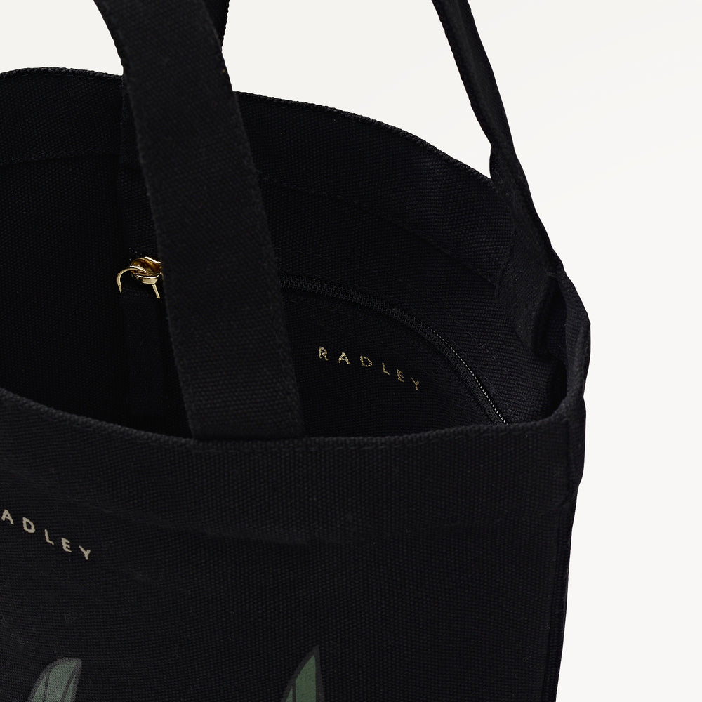 MIDNIGHT WANDERER SMALL OPEN TOP Satchel BLACK