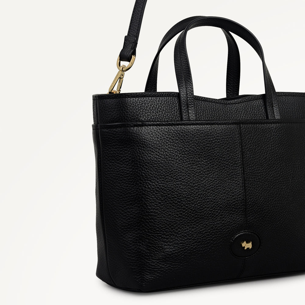 Maldon Mews Medium Ziptop Grab Black - 112920