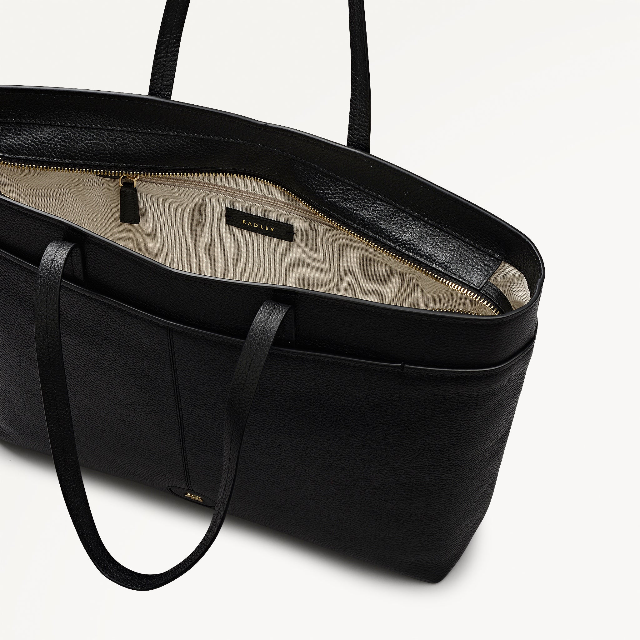 Maldon Mews Large Ziptop Tote Black - 112924