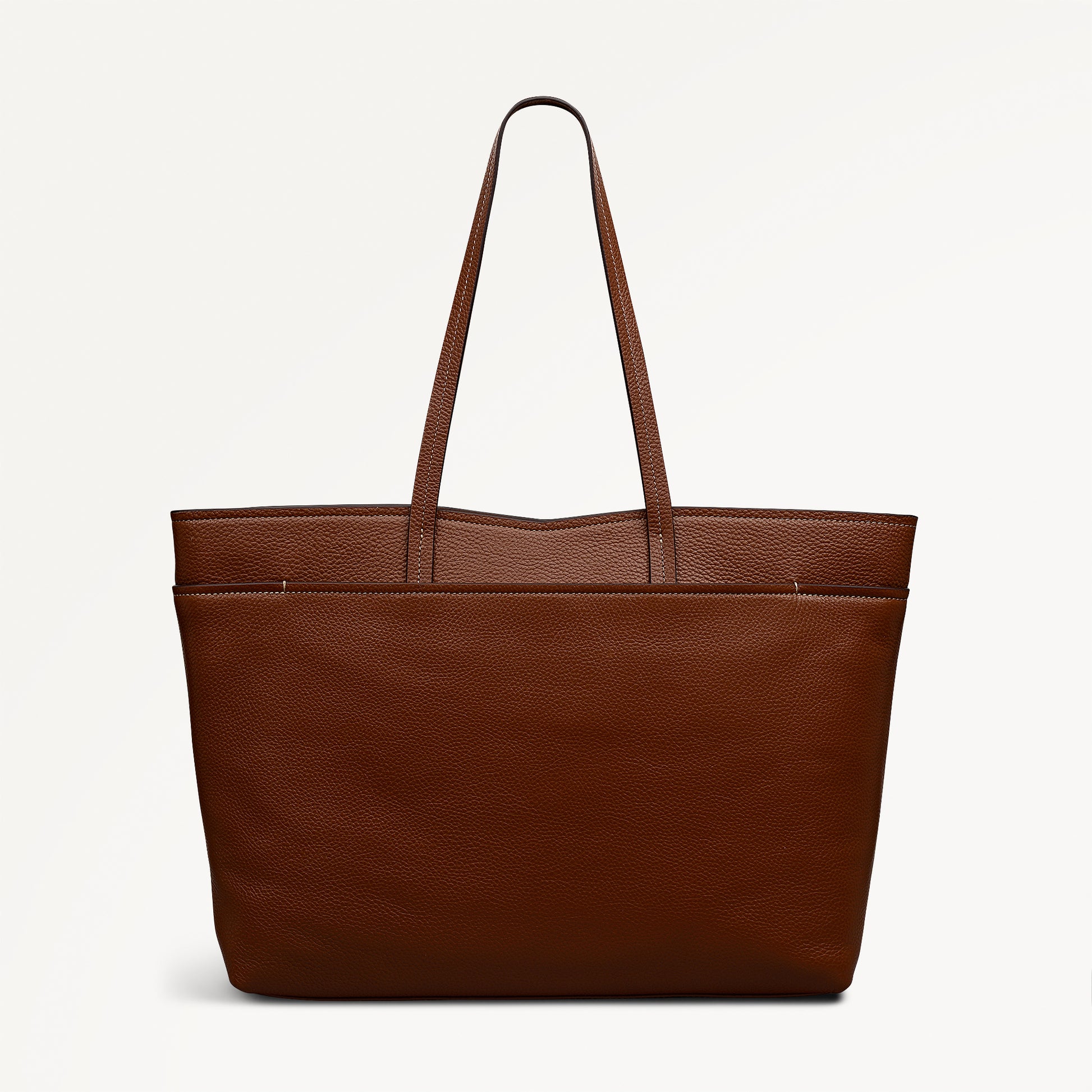 Maldon Mews Large Ziptop Tote Cognac - 112926