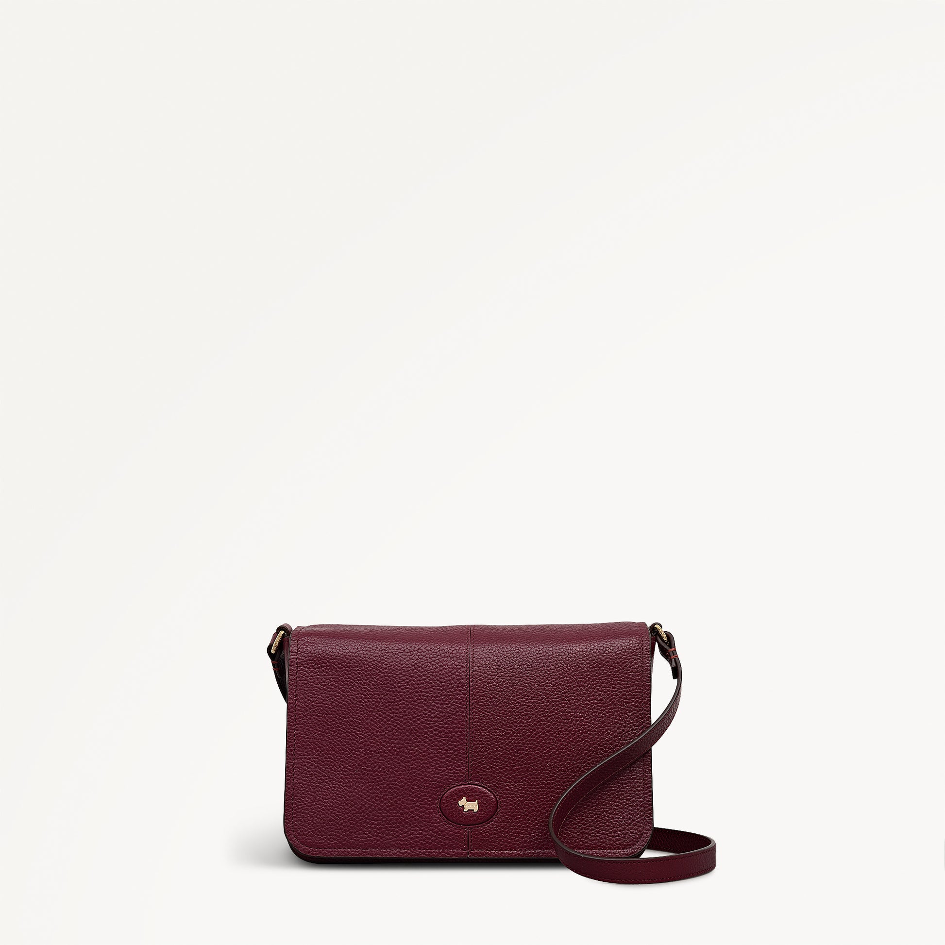 Maldon Mews Medium Flapover Cross Body Dark Cherry - 112930