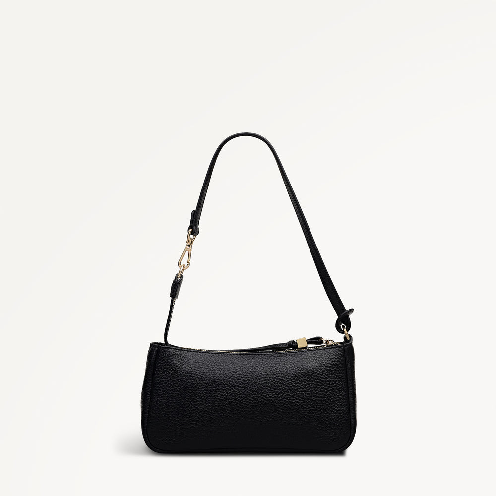 Carlton Close Mini Ziptop Shoulder Black - 112947