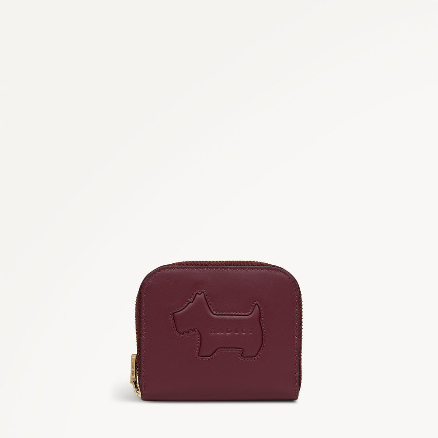 Hadley Lane Small Zip Around wallet Dark Cherry - 112972