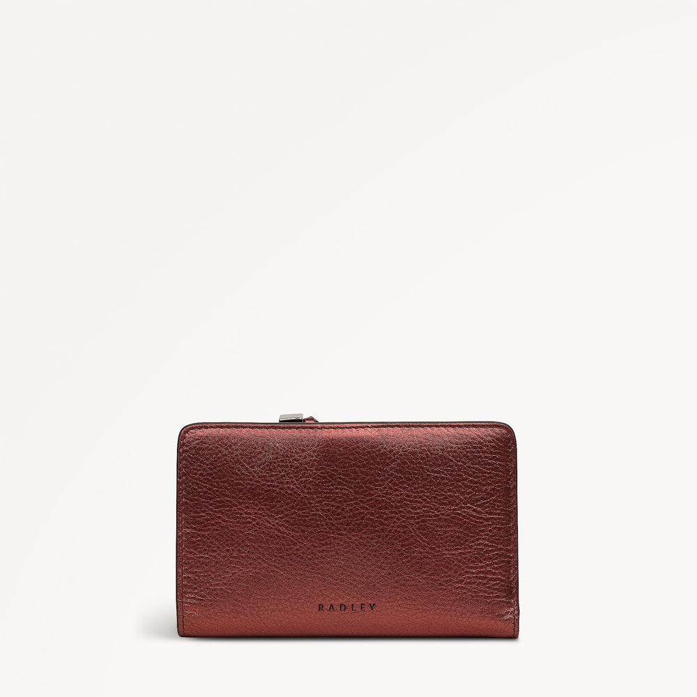 Carlton Close - Metallic Medium Bifold wallet Bronze - 112978