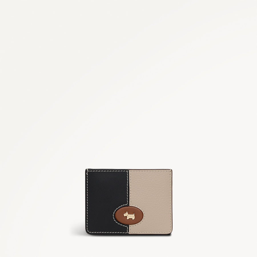 Maldon Mews - Colourblock Small Card Holder Black - 112989
