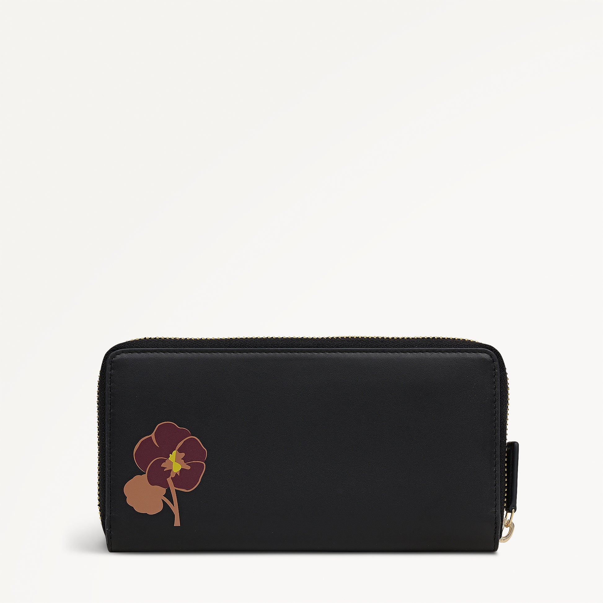 Midnight Wanderer Large Zip Around Wallet Black - 112990