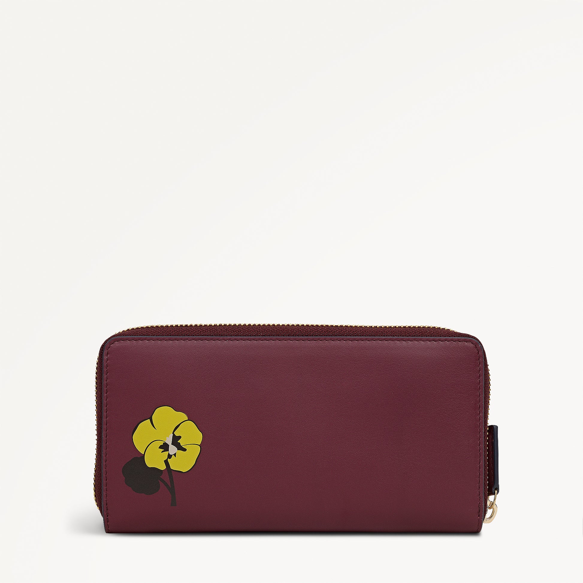 Midnight Wanderer Large Zip Around Wallet  Dark Cherry - 112991