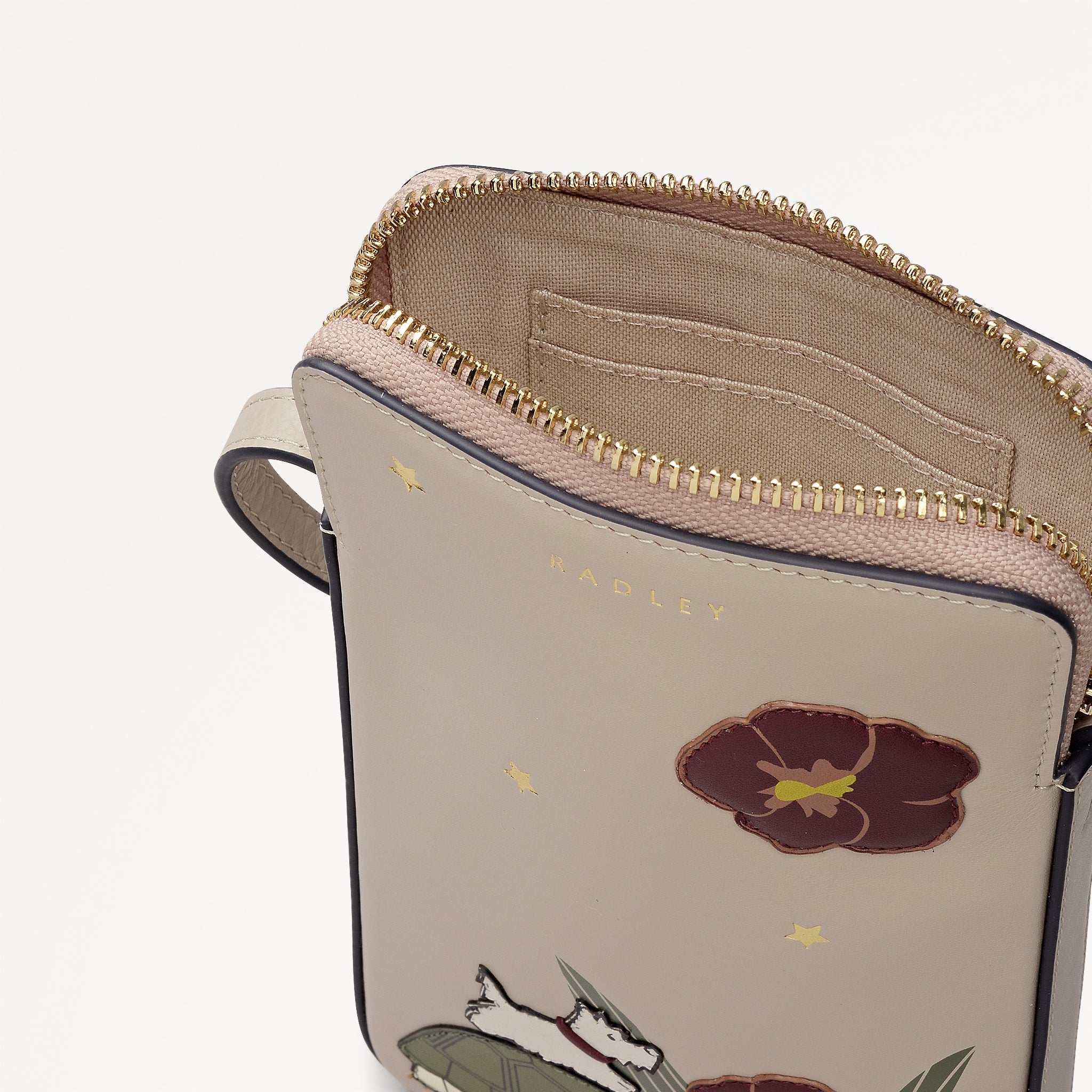 Midnight Wanderer Medium Phone Cross Body Porcini - 112994