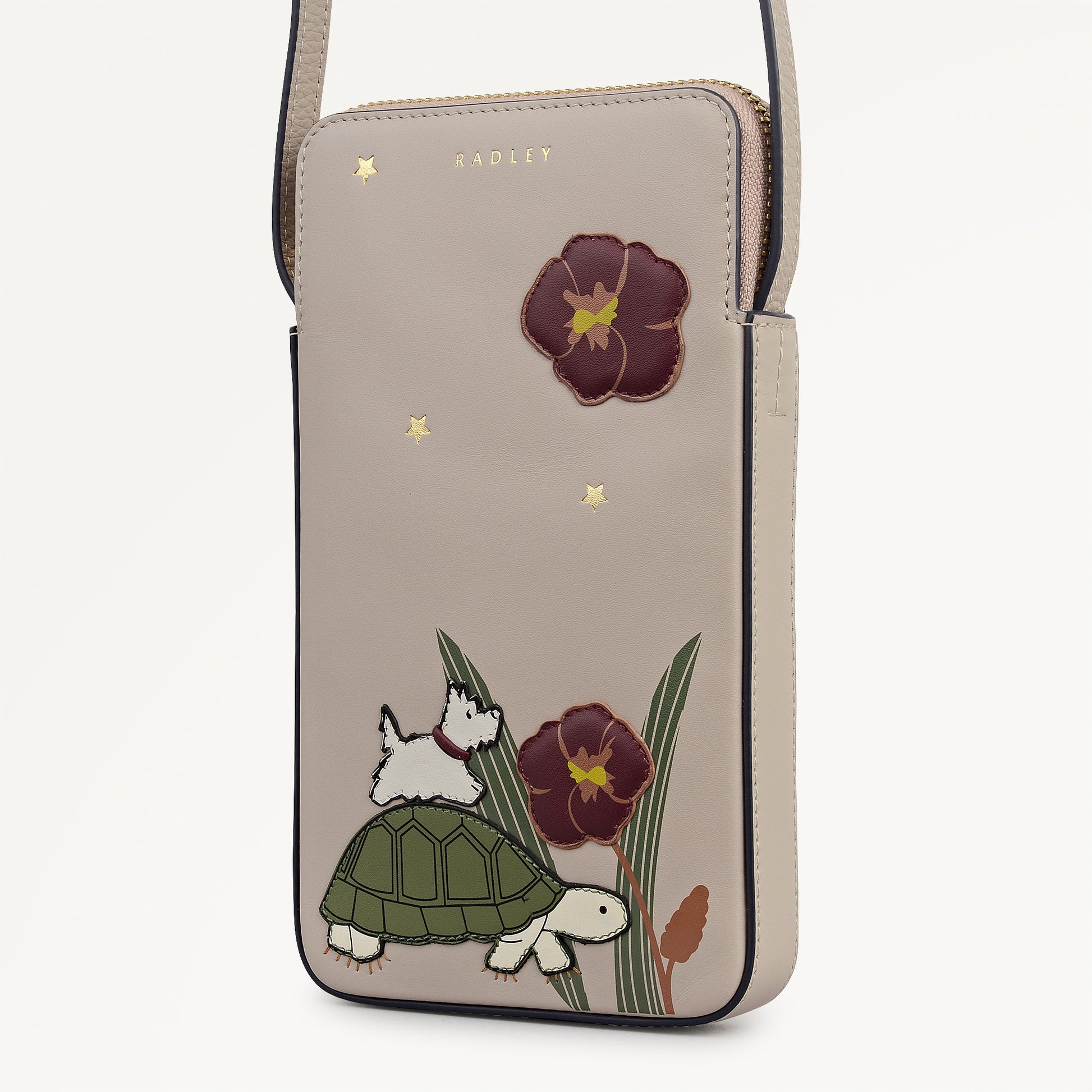 Midnight Wanderer Medium Phone Cross Body Porcini - 112994