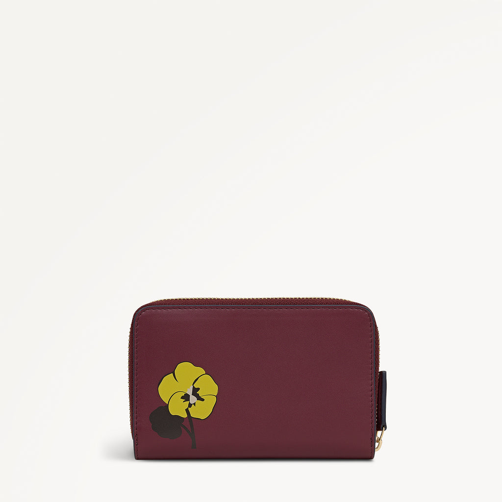 Midnight Wanderer Medium Zip Around Wallet Dark Cherry - 112996