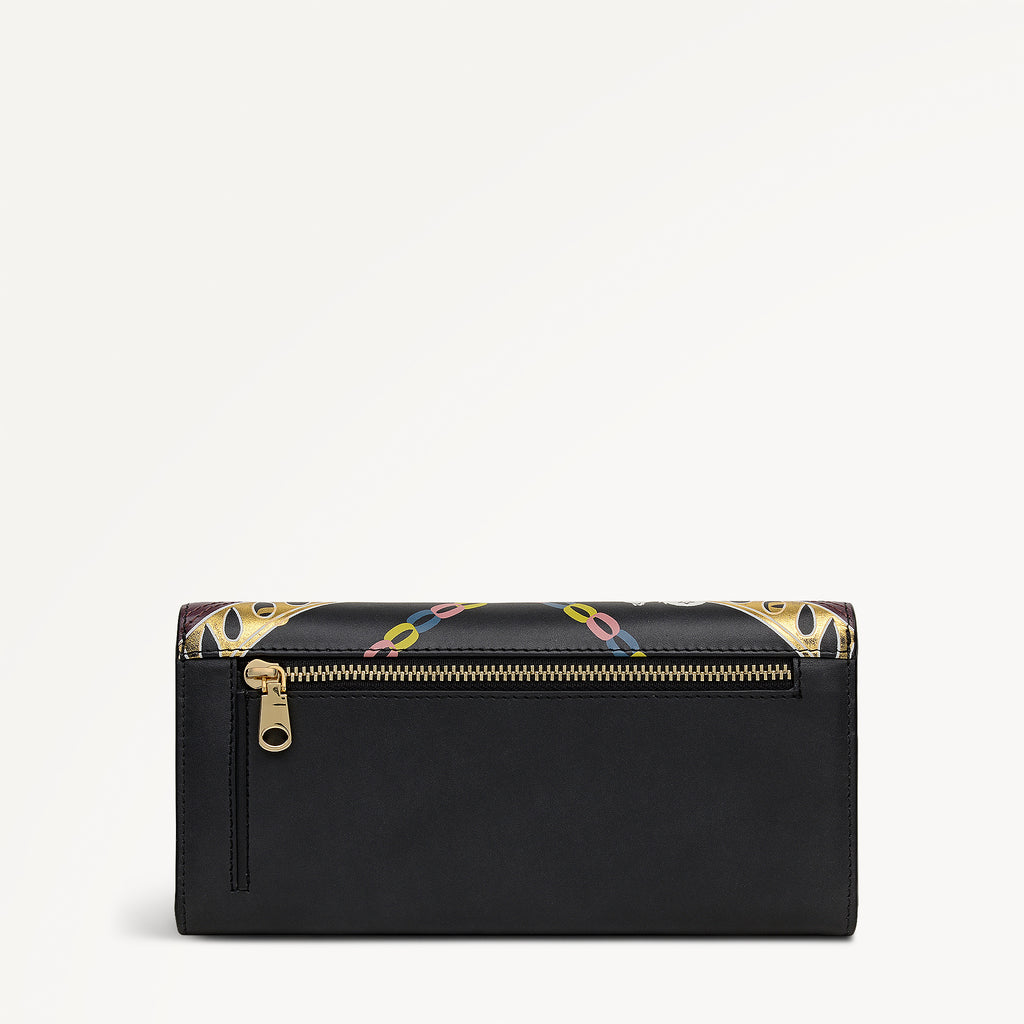 Party Pals Large Flapover Wallet Black - 112998