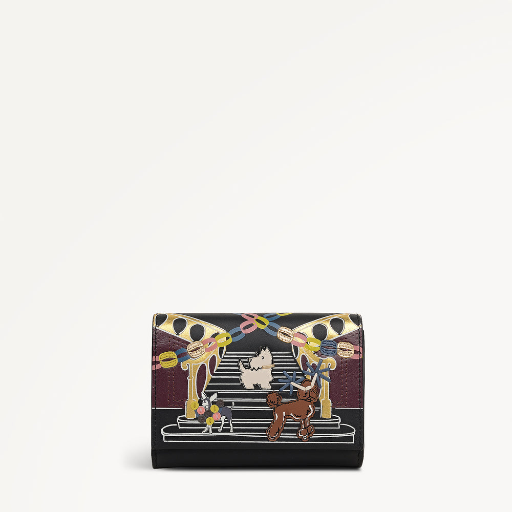 PARTY PALS MEDIUM FLAPOVER Wallet BLACK - 112999