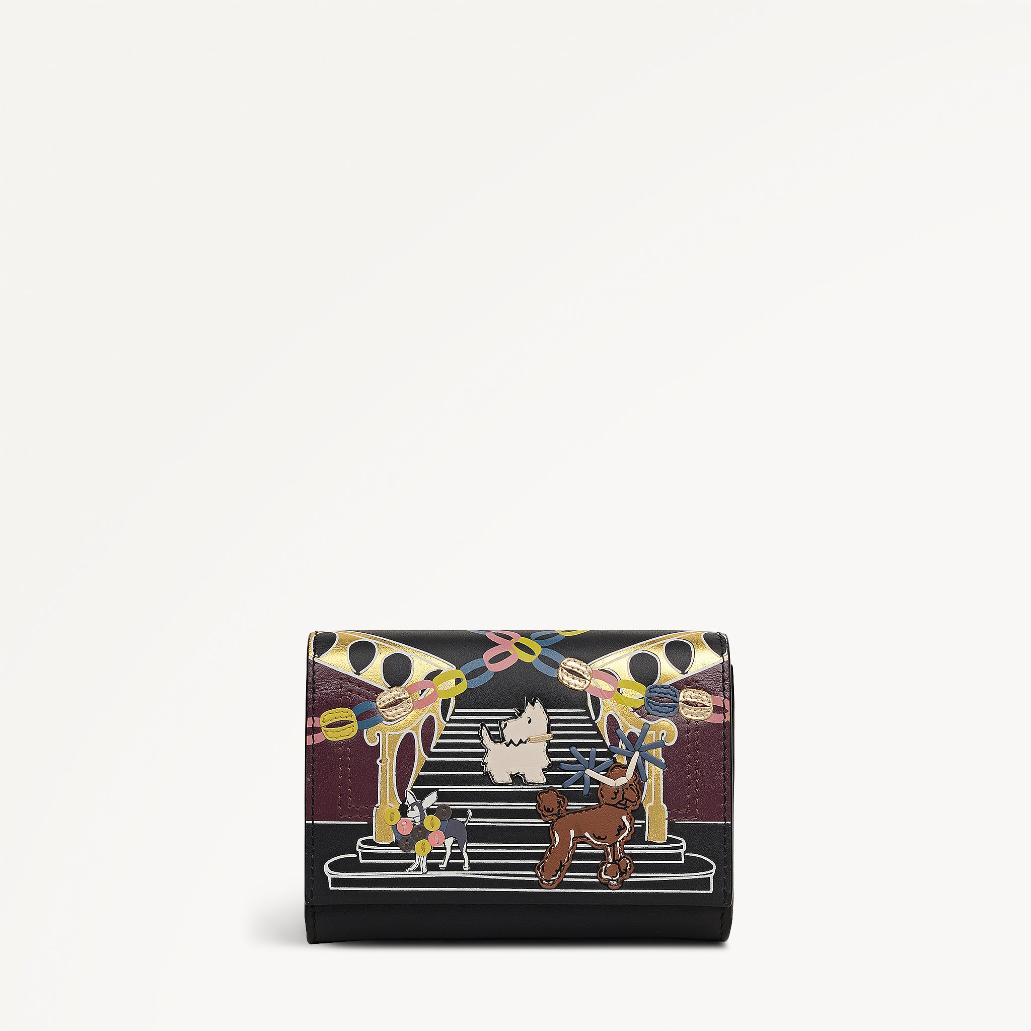 PARTY PALS MEDIUM FLAPOVER Wallet BLACK - 112999