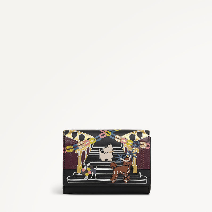 PARTY PALS MEDIUM FLAPOVER Wallet BLACK - 112999