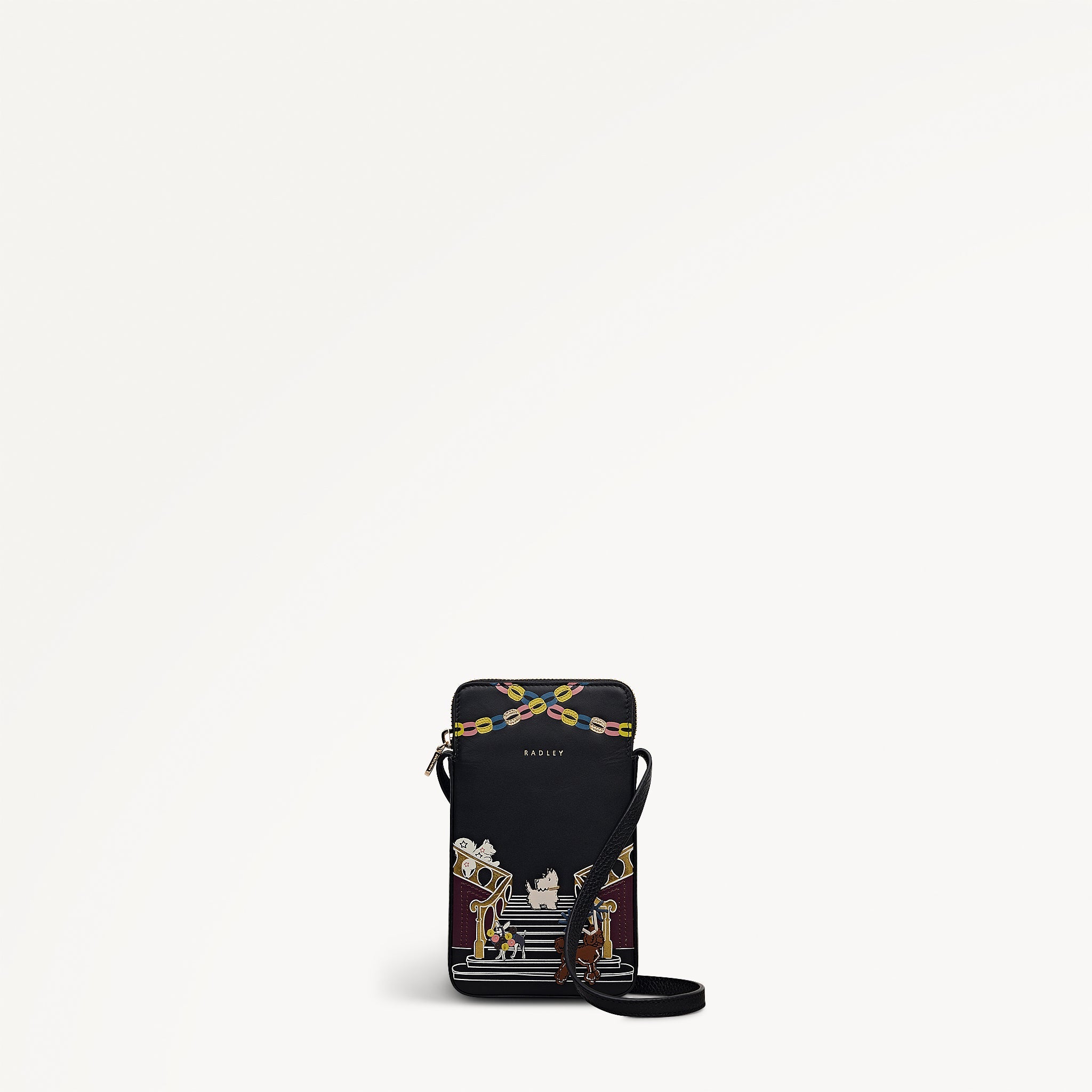 Party Pals Medium Phone Cross Body Black - 113001