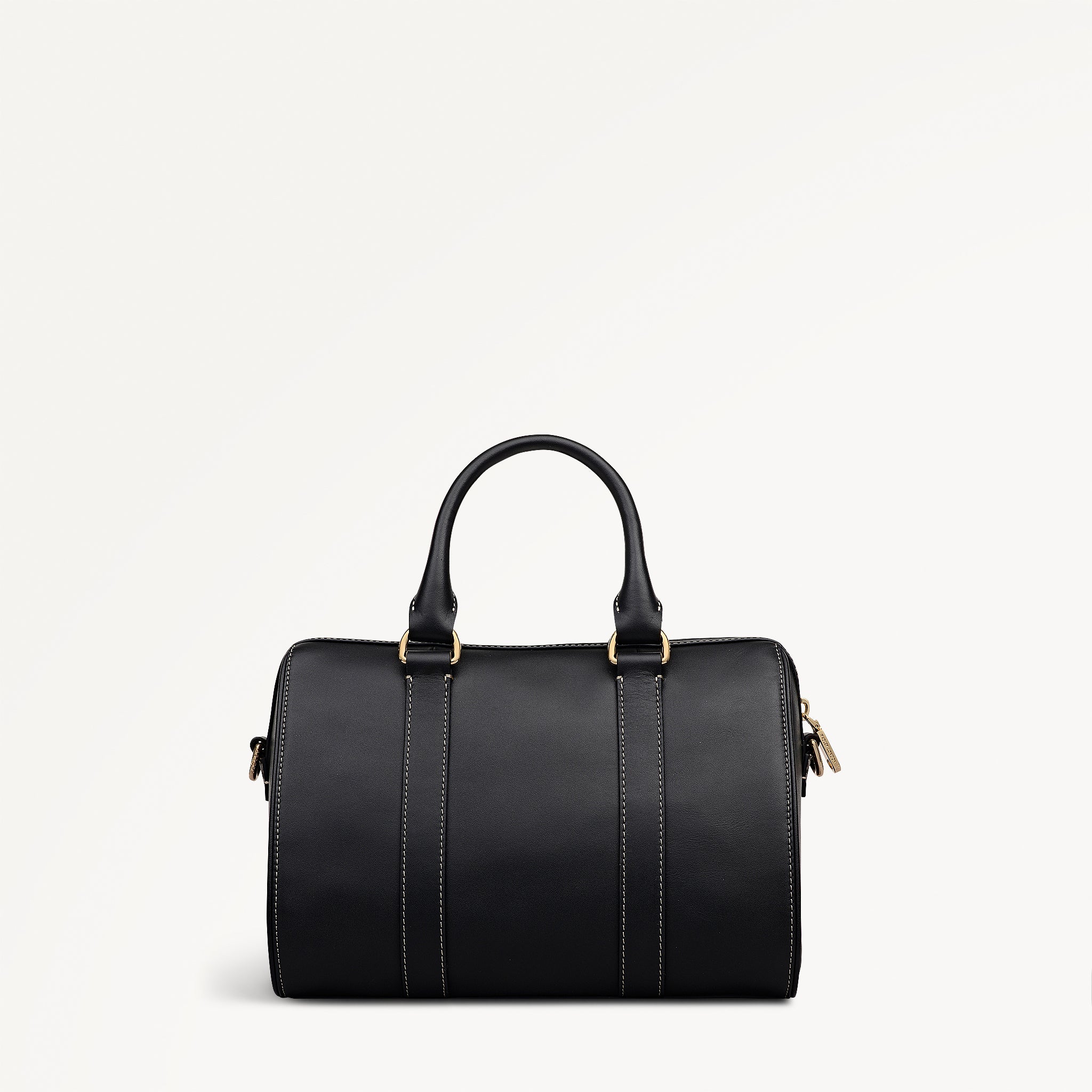 Noble Alley Medium Ziptop Satchel Black - 113006