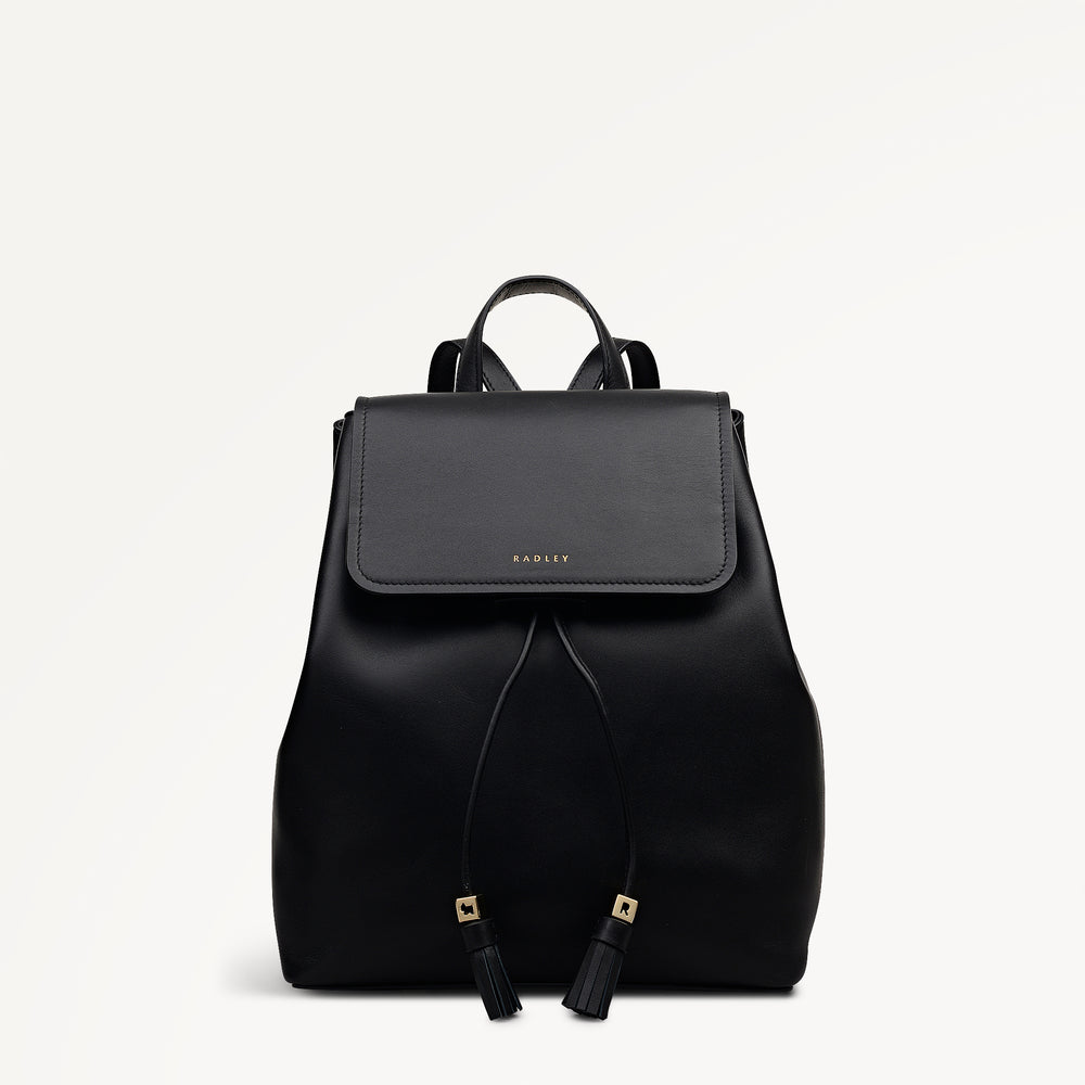 Noble Alley Small Flapover Backpack Black