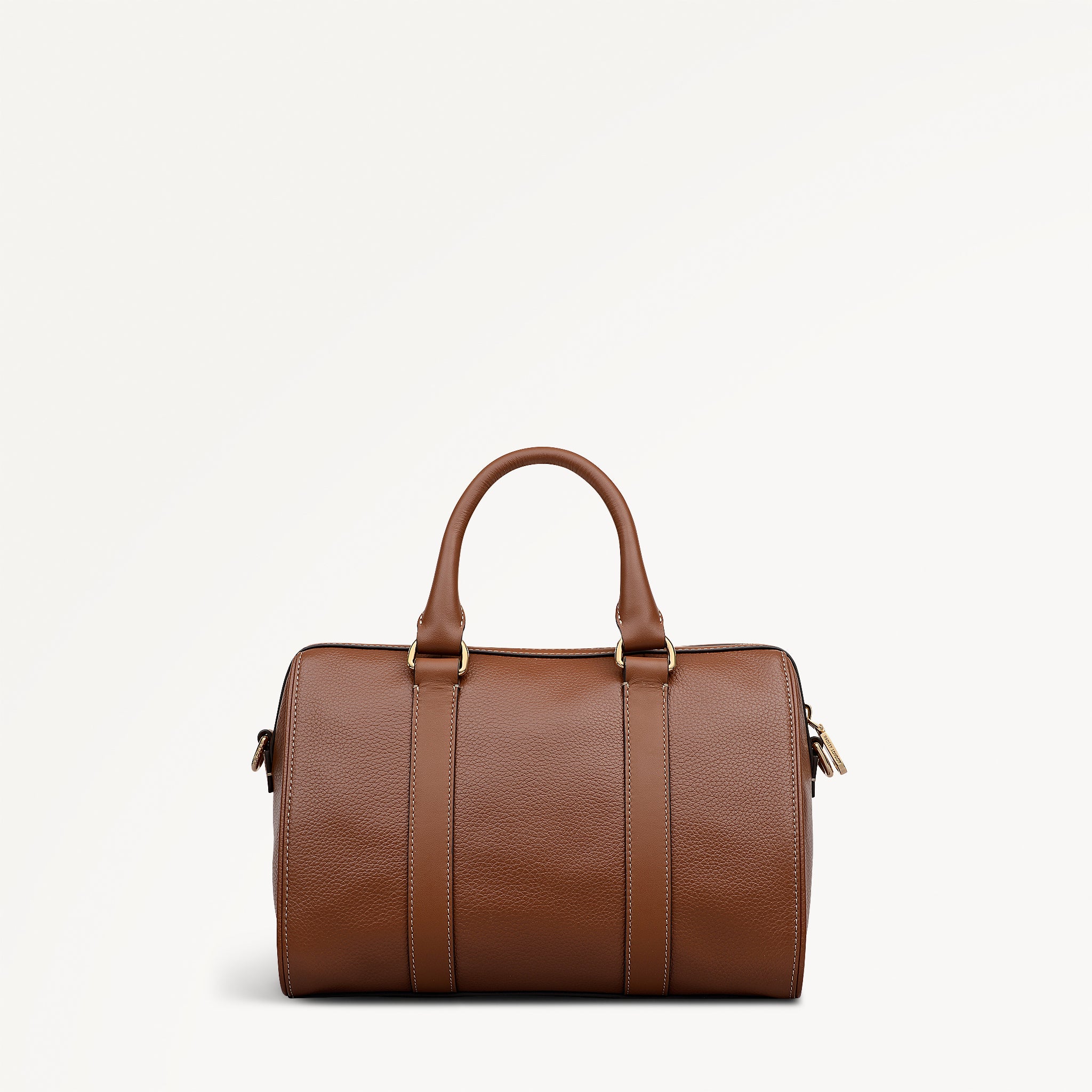 Noble Alley Medium Ziptop Satchel Cognac - 113009