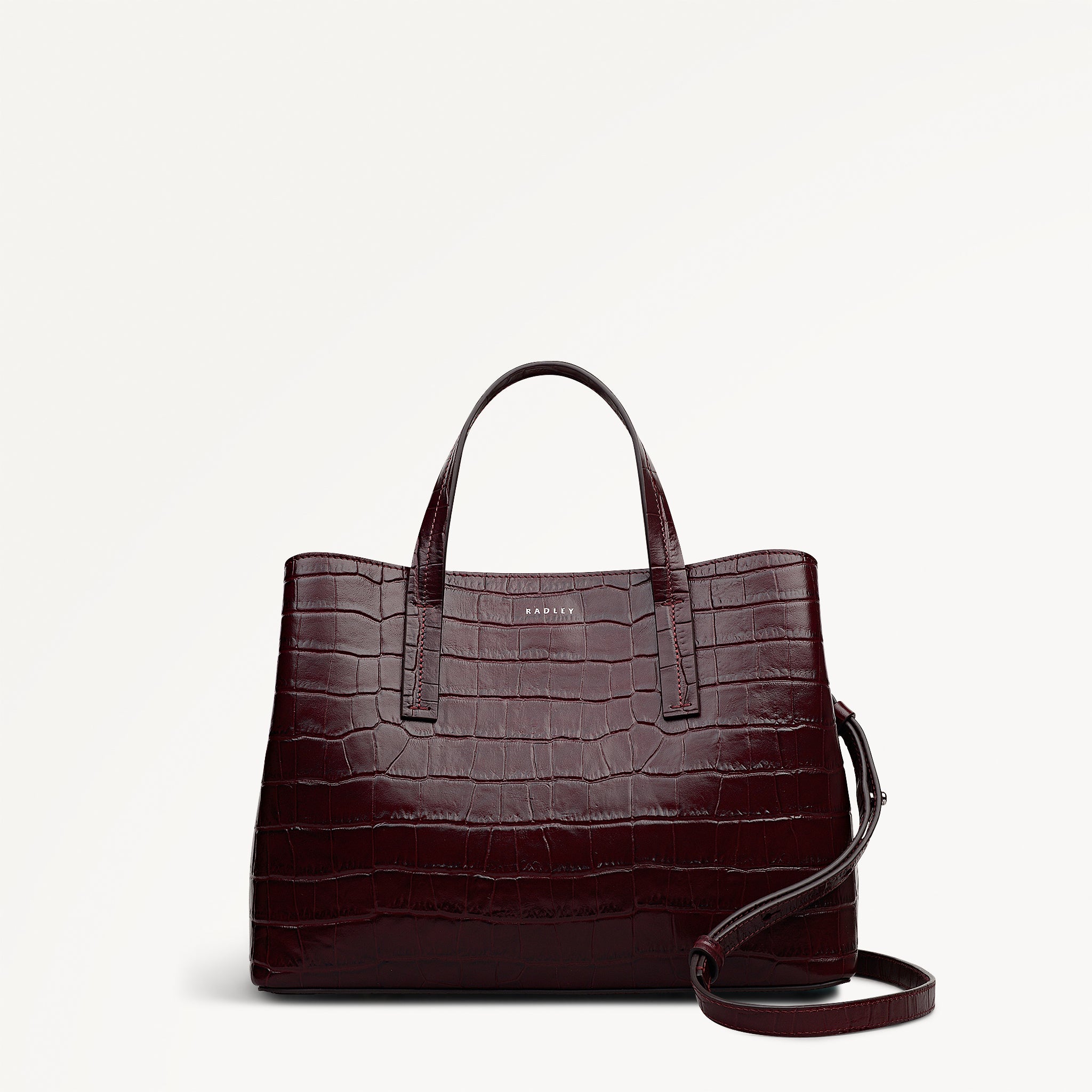 Dark Cherry Medium Ziptop Grab Bag | Dukes Place SS26 | Radley London